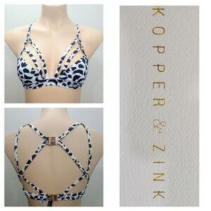 Tiny Spot On Right Cup🆕Kopper & Zink Lola Bikini Top In Twilight